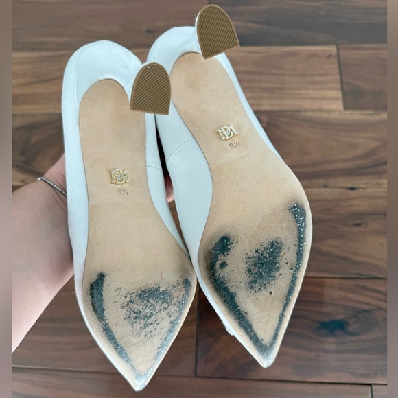 Badgley Mischka Aubree Pointed Toe Stiletto Pumps With Crystal Buckle Size 9.5 - Picture 9 of 9